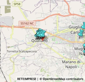 Mappa Via Giuseppe Mazzini, 80019 Qualiano NA, Italia (2.588)