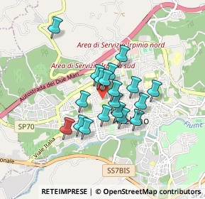 Mappa Via baccanico, 83100 Avellino AV, Italia (0.65474)