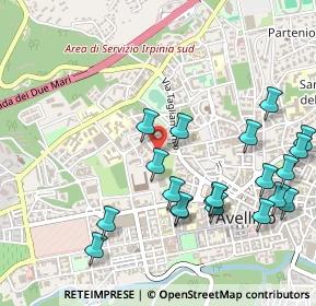 Mappa Via baccanico, 83100 Avellino AV, Italia (0.6225)