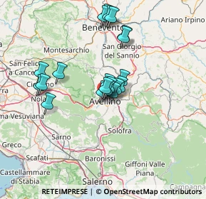 Mappa Via baccanico, 83100 Avellino AV, Italia (12.437)