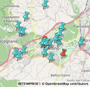 Mappa Via baccanico, 83100 Avellino AV, Italia (1.898)