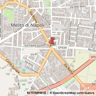 Mappa Via Roma, 94, 80017 Melito di Napoli, Napoli (Campania)