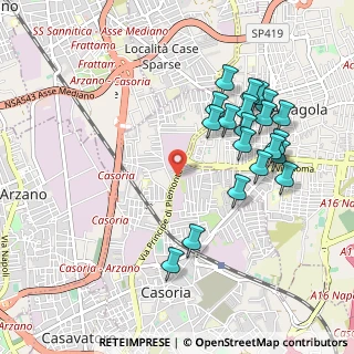 Mappa SS 87 Sannitica, 80026 Casoria NA, Italia (1.0955)