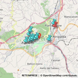 Mappa Via Leonardo di Capua, 83100 Avellino AV, Italia (1.28083)