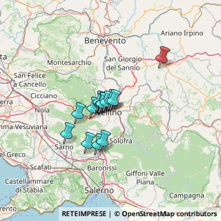 Mappa Via Leonardo di Capua, 83100 Avellino AV, Italia (9.31286)