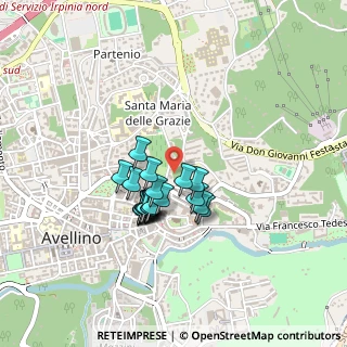 Mappa Rampa San Maria delle Grazie, 83100 Avellino AV, Italia (0.347)