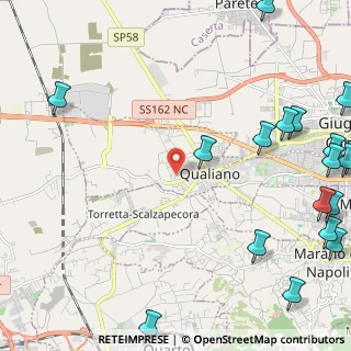 Mappa Via Benedetto Croce, 80019 Qualiano NA, Italia (3.8715)