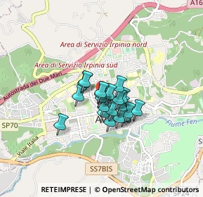 Mappa Via Padre Paolo Manna, 83100 Avellino AV, Italia (0.497)
