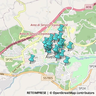 Mappa Via Padre Paolo Manna, 83100 Avellino AV, Italia (0.532)