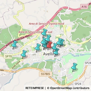 Mappa Via Padre Paolo Manna, 83100 Avellino AV, Italia (0.68643)