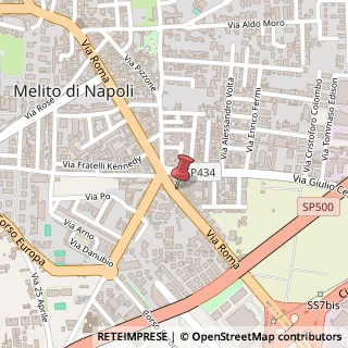 Mappa Via Roma, 137, 80017 Melito di Napoli, Napoli (Campania)