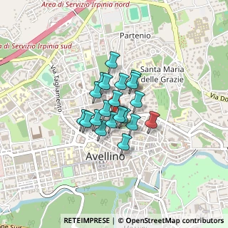 Mappa Via dei Mille, 83100 Avellino AV, Italia (0.2585)