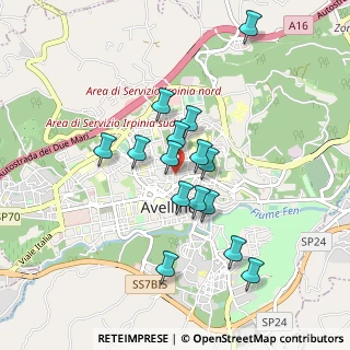Mappa Via dei Mille, 83100 Avellino AV, Italia (0.82333)