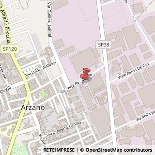 Mappa Via Sette Re, 80022 Arzano, Napoli (Campania)