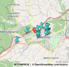 Mappa Via Camillo Renzi, 83100 Avellino AV, Italia (1.16636)