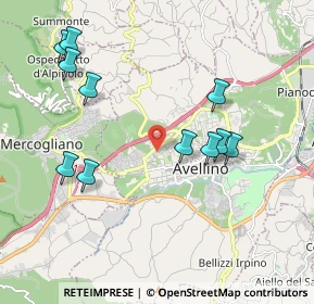 Mappa Via Camillo Renzi, 83100 Avellino AV, Italia (2.23091)