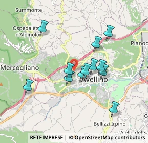 Mappa Via Camillo Renzi, 83100 Avellino AV, Italia (1.6675)