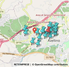 Mappa Via Camillo Renzi, 83100 Avellino AV, Italia (0.8175)