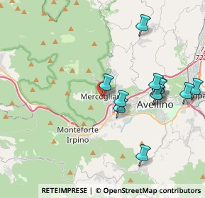 Mappa Via Aldo Moro, 83013 Mercogliano AV, Italia (4.63769)