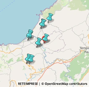 Mappa Viddalba, 07030 Viddalba SS, Italia (6.16818)