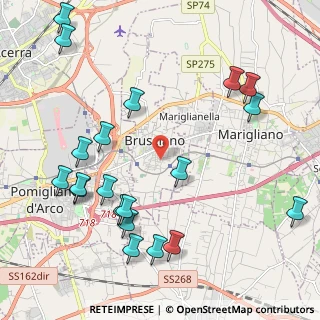 Mappa Via Umberto Saba, 80031 Brusciano NA, Italia (2.7635)