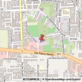 Mappa Via Pietro Nenni, 5, 80018 Mugnano di Napoli, Napoli (Campania)