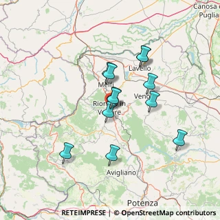Mappa Via Fontanelle, 85028 Rionero in Vulture PZ, Italia (12.79833)