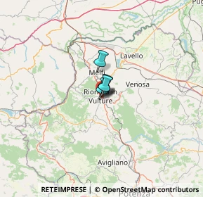 Mappa Via Fontanelle, 85028 Rionero in Vulture PZ, Italia (36.37714)