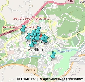 Mappa Via Serafino Pionati, 83100 Avellino AV, Italia (0.54231)