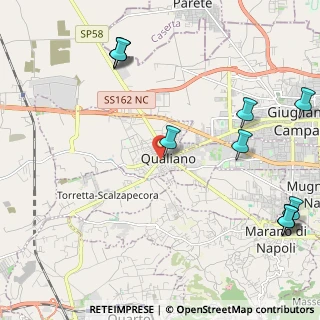 Mappa Via Sotto Tenente Onofaro, 80019 Qualiano NA, Italia (3.13636)