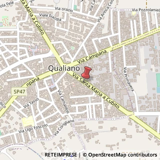 Mappa Via Santa Maria a Cubito, 105, 80019 Qualiano NA, Italia, 80019 Qualiano, Napoli (Campania)