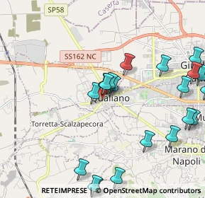 Mappa Via del Risorgimento, 80019 Qualiano NA, Italia (2.64)