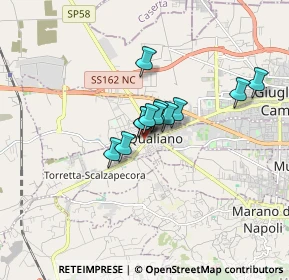 Mappa Via del Risorgimento, 80019 Qualiano NA, Italia (1.05417)