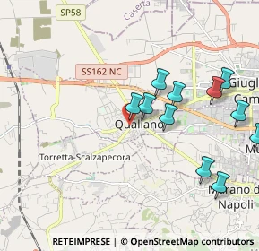 Mappa Via del Risorgimento, 80019 Qualiano NA, Italia (2.20636)