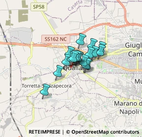 Mappa Via del Risorgimento, 80019 Qualiano NA, Italia (0.90056)