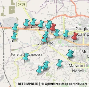 Mappa Via Colonnello D. Morgera, 80019 Qualiano NA, Italia (2.009)