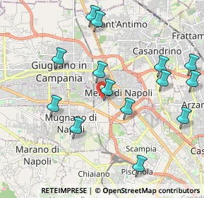 Mappa Via Venti Settembre, 80018 Mugnano di Napoli NA, Italia (2.36857)