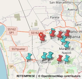 Mappa Via Ripuaria Parco Andrea, 80019 Qualiano NA, Italia (4.29357)