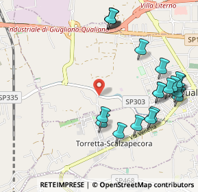 Mappa Via Ripuaria Parco Andrea, 80019 Qualiano NA, Italia (1.295)