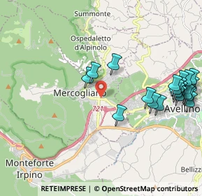 Mappa Via Loreto, 83013 Mercogliano AV, Italia (2.6335)