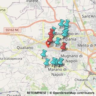 Mappa 80010 Villaricca NA, Italia (1.54333)