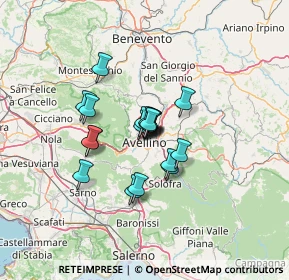 Mappa Via Bellabona fra Scipione, 83100 Avellino AV, Italia (8.98368)