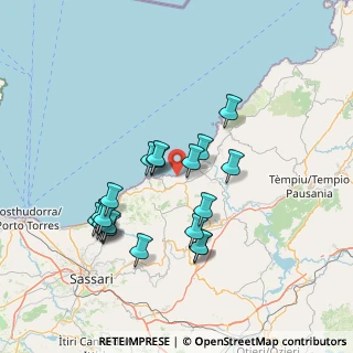 Mappa Via Cristoforo Colombo, 07039 Valledoria SS, Italia (14.8955)