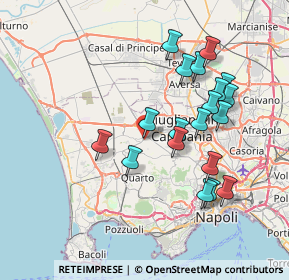 Mappa Via Campana, 80019 Qualiano NA, Italia (7.66684)