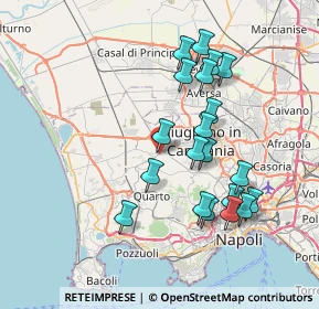 Mappa Via Campana, 80019 Qualiano NA, Italia (7.6675)