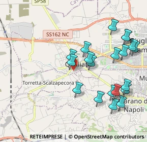 Mappa Via Campana, 80019 Qualiano NA, Italia (2.3465)