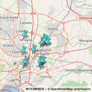 Mappa Via F. S. Catalano, 80013 Casalnuovo di Napoli NA, Italia (3.30357)