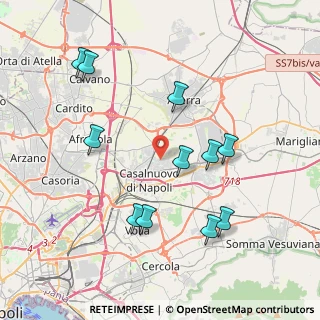 Mappa Via F. S. Catalano, 80013 Casalnuovo di Napoli NA, Italia (4.37455)