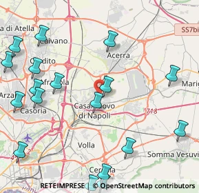 Mappa Via Guglielmo Marconi, 80013 Casalnuovo di Napoli NA, Italia (6.3085)