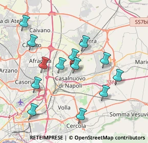 Mappa Via Guglielmo Marconi, 80013 Casalnuovo di Napoli NA, Italia (4.10308)